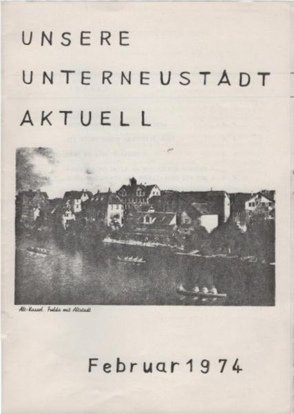 Unsere Unterneustadt Aktuell. Februar 1974.