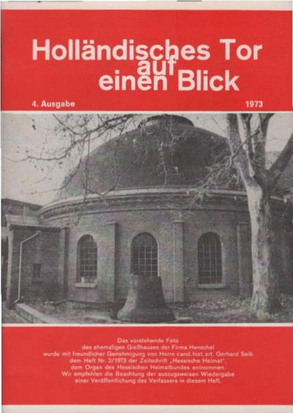 Holländisches Tor auf einen Blick. 4. Ausgabe, 1973.