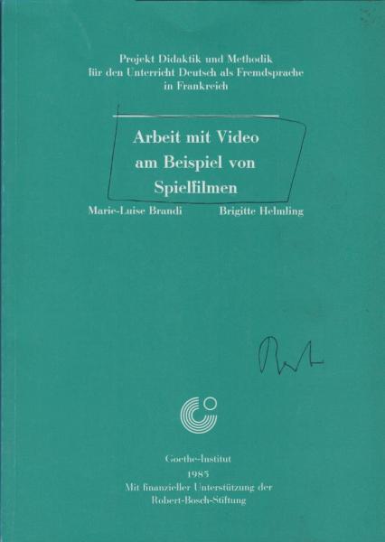 Arbeit mit Video am Beispiel von Spielfilmen.