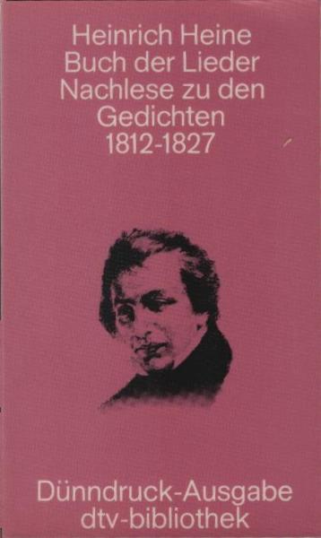 Buch der Lieder; Nachlese zu den Gedichten : 1812 - 1827.
