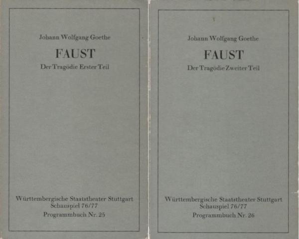 Faust. Der Tragödie Erster und Zweiter Teil. Kommentare. 3 Bde.