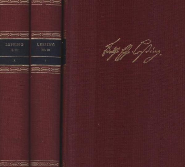 Gotthold Ephraim Lessing : Werke in 3 Bänden