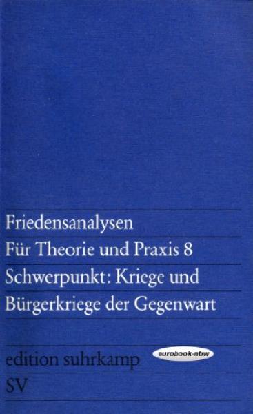 Schwerpunkt Kriege und Bürgerkriege der Gegenwart.