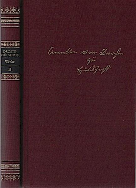 Gesammelte Schriften in zwei Bänden; Bde. 1 und 2.