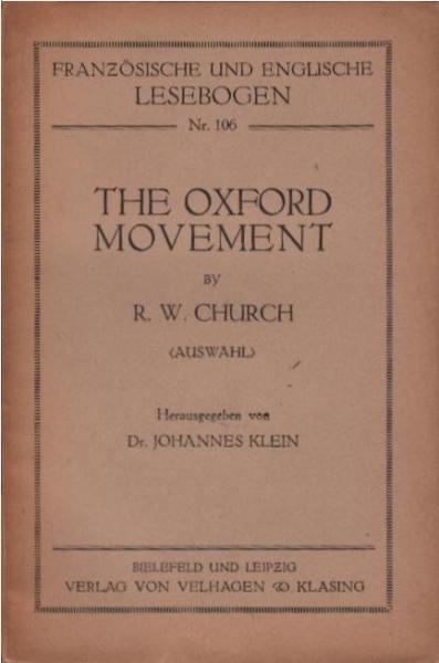 The Oxford Movement : (Auswahl).