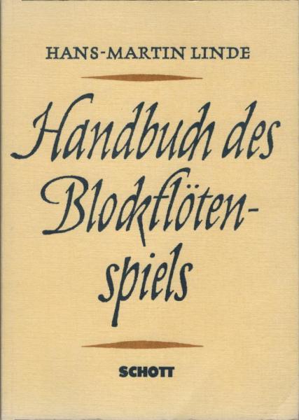 Handbuch des Blockflötenspiels
