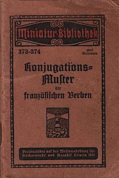 Konjugationsmuster der französischen Verben.