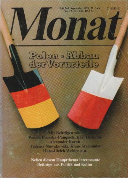 Monat, Heft 264, Sept. 1970, 22. Jg.: Polen - Abbau der Vorurteile.