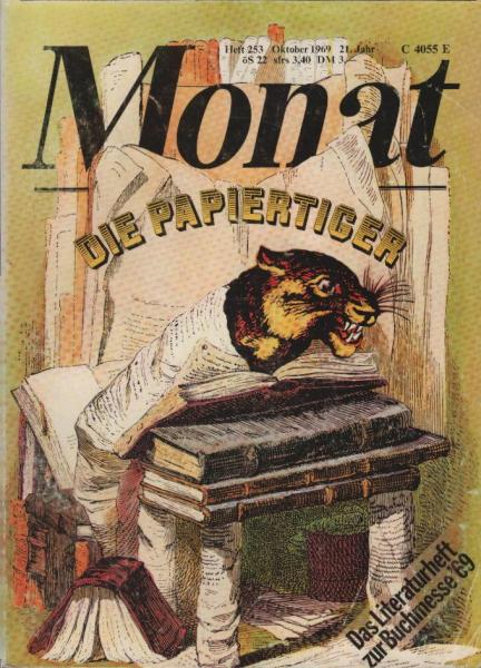 Monat, Heft 253, Okt. 1969, 21. Jg.: Der Papiertiger.