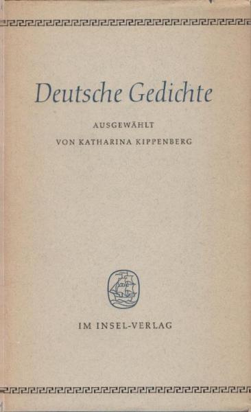 Deutsche Gedichte.