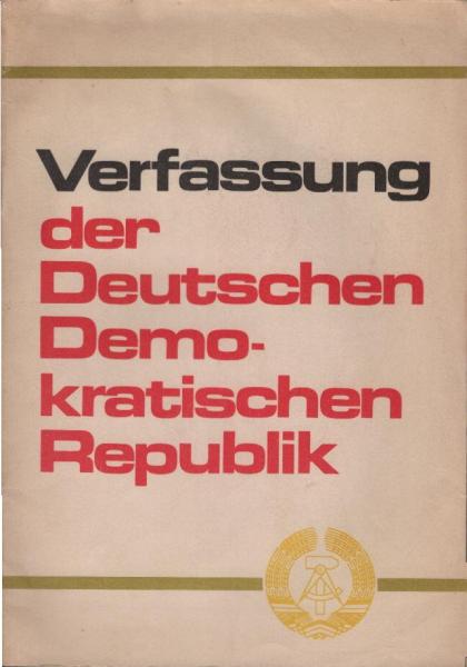 Verfassung der Deutschen Demokratischen Republik