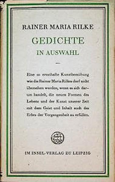 Gedichte in Auswahl.