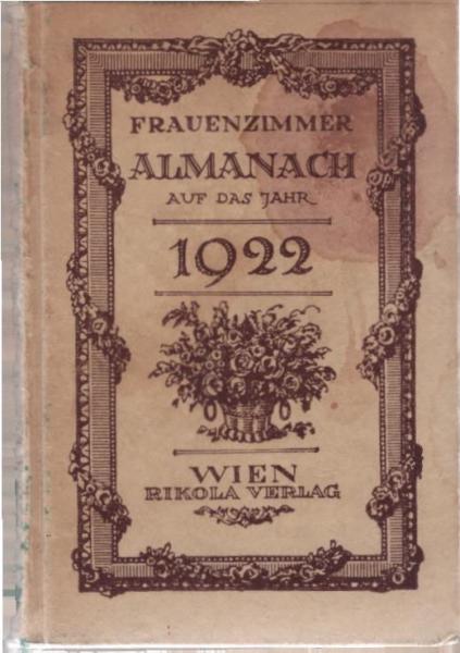 Frauenzimmer-Almanach : auf d. Jahr 1922.