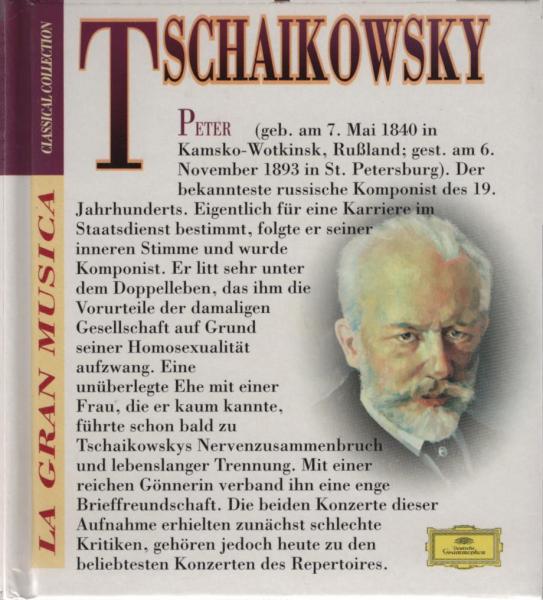 Tschaikowsky: Klavierkonzert Nr. 1, Violinkonzert (La Gran Musica - Classical Collection)