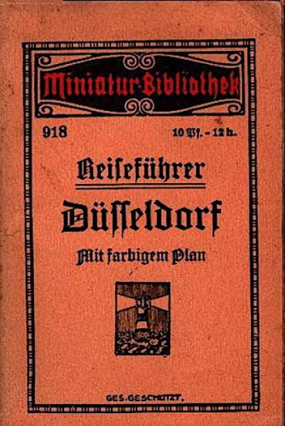 Führer durch Düsseldorf. Mit farbigem Plan