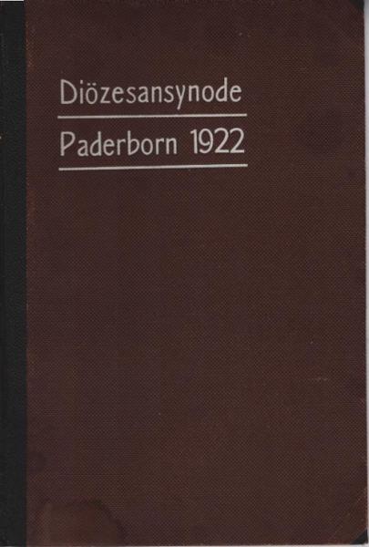 Paderborner Diözesan-Synode 1922.