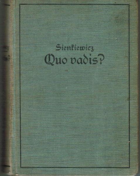 Quo vadis? : Hist. Roman.