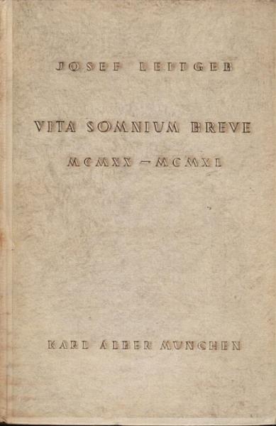 Vita somnium breve : 1920-1940.