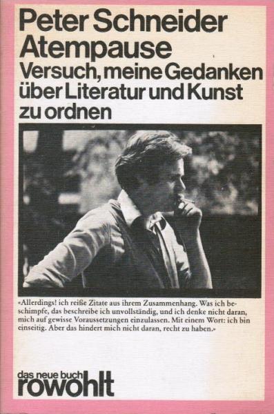 Atempause : Versuch, meine Gedanken über Literatur u. Kunst zu ordnen.