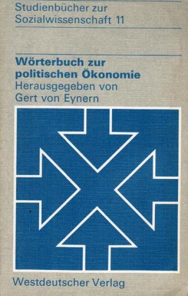 Wörterbuch zur politischen Ökonomie.