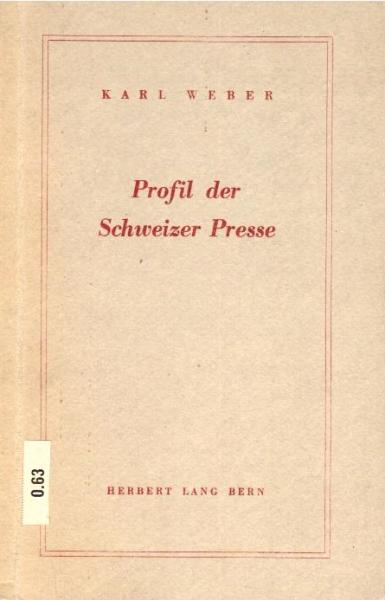 Profil der Schweizer Presse.