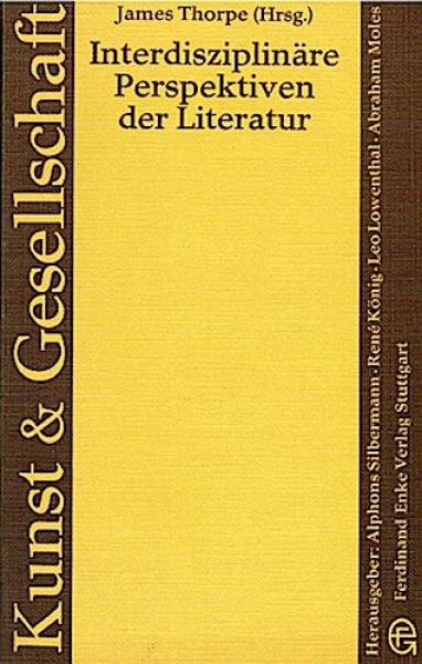 Interdisziplinäre Perspektiven der Literatur.