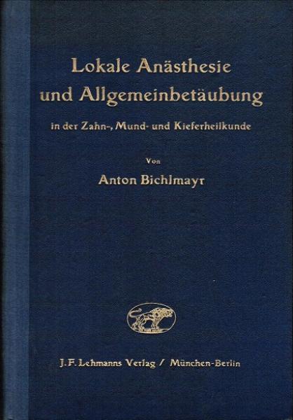 Lokale Anästhesie und Allgemeinbetäubung in der Zahn-, Mund- und Kieferheilkunde (mit Einschluß der intra-, extraoralen und basalen Methoden).