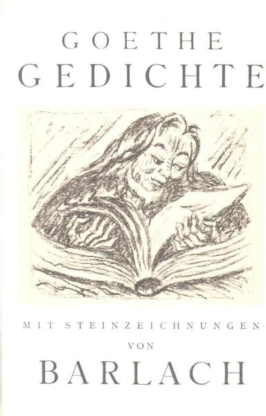 Gedichte. Mit Steinzeichnungen von Ernst Barlach.
