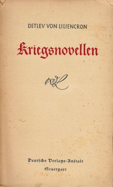 Kriegsnovellen.
