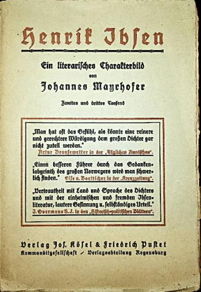 Henrik Ibsen. Ein literarisches Charakterbild