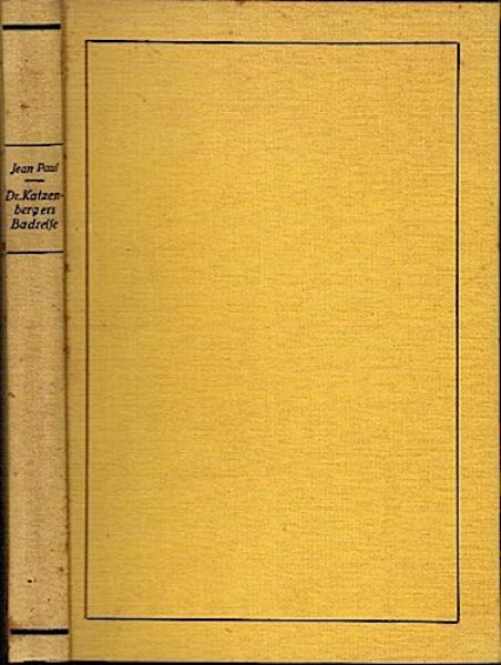 Doktor Katzenbergers Badreise.