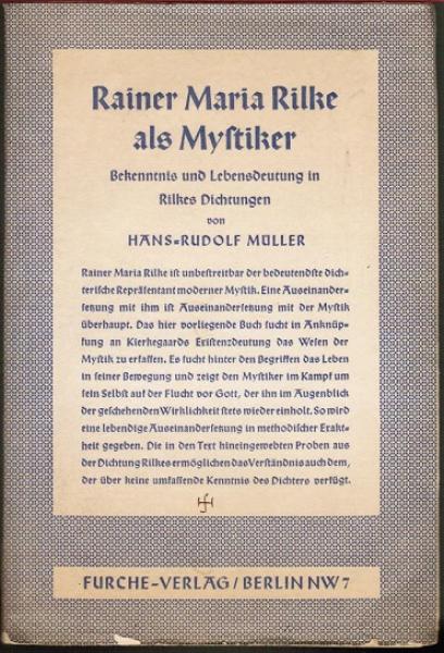 Rainer Maria Rilke als Mystiker.