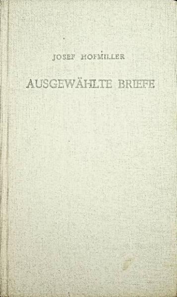 Ausgewählte Briefe.