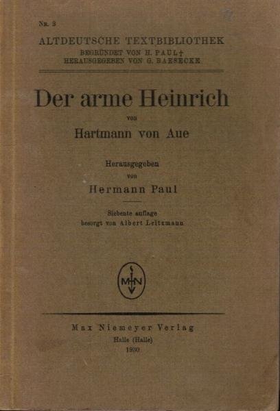 Der arme Heinrich.