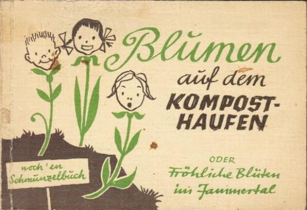 Blumen auf dem Komposthaufen.