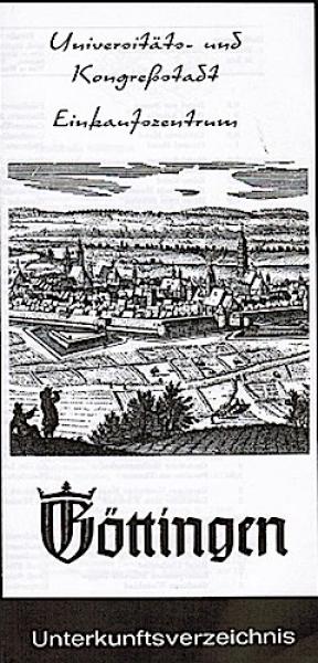 Göttingen: Unterkunftsverzeichnis.