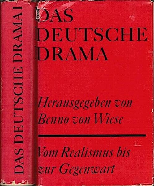 Das Deutsche Drama. Vom Barock bis zur Gegenwart: Interpretationen. 2 Bände.