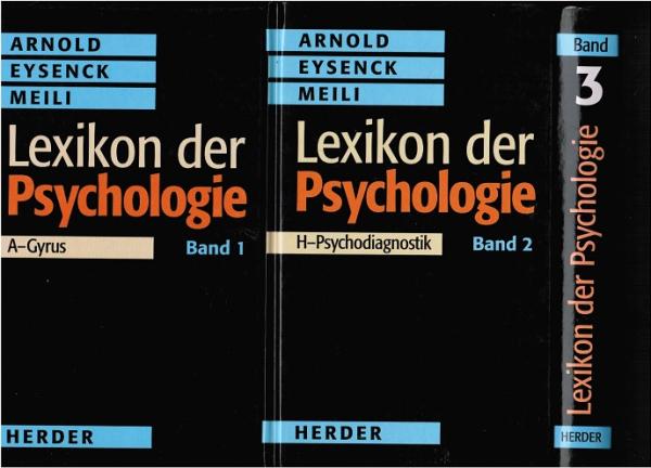 Lexikon der Psychologie. Band 1 - 3 (komplett).