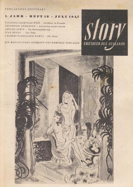 story. Erzähler des Auslands. Ein monatliches Leseheft; 1. Jahr, Heft 12, Juli 1947