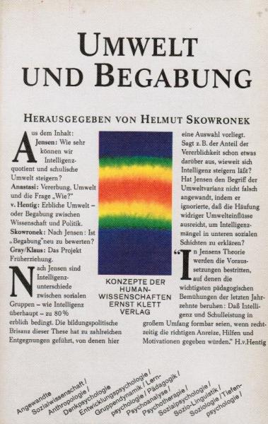 Umwelt und Begabung.