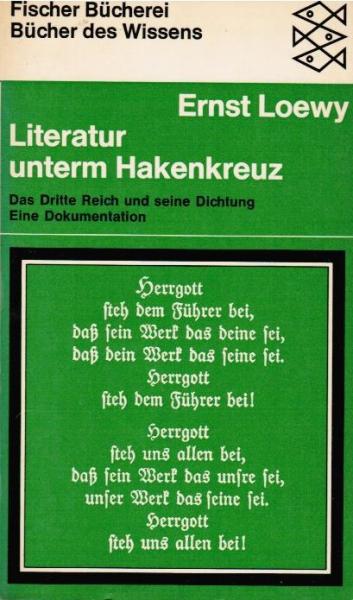 Literatur unterm Hakenkreuz : Das 3. Reich u. seine Dichtung. Eine Dokumentation.