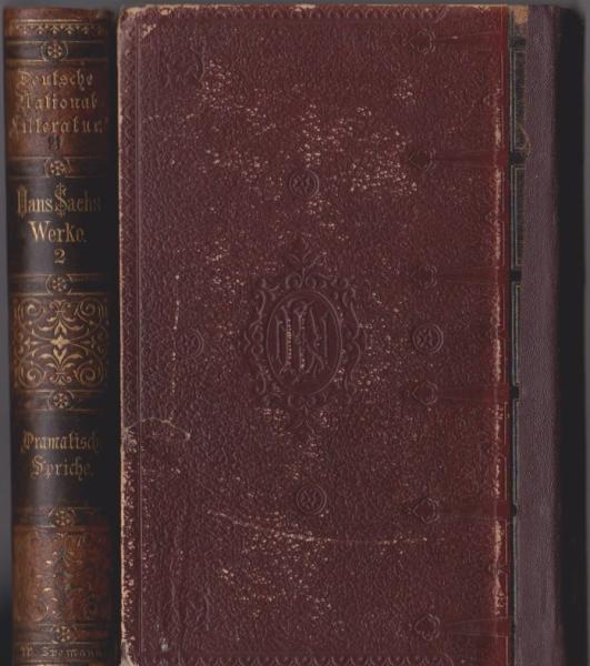 Hans Sachs' Werke; Bd. 1 + 2.