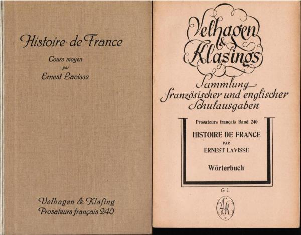 Histoire de France (= Prosateurs Francais; Bd. 240)