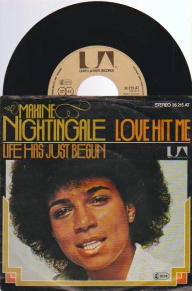 MAXINE NIGHTINGALE Love Hit Me UK 7" 45