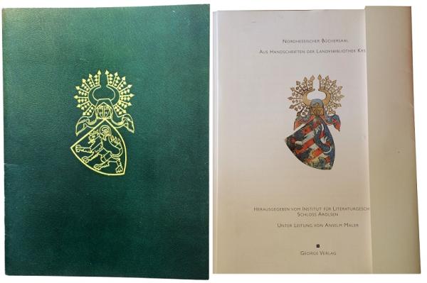 Nordhessischer Büchersaal aus Handschriften der Landesbibliothek Kassel.