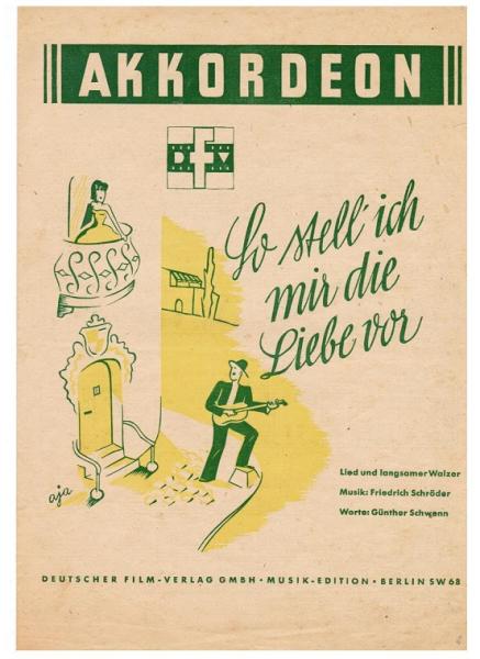 So stell ich mir die Liebe vor ... : Lied u. langs. Walzer.