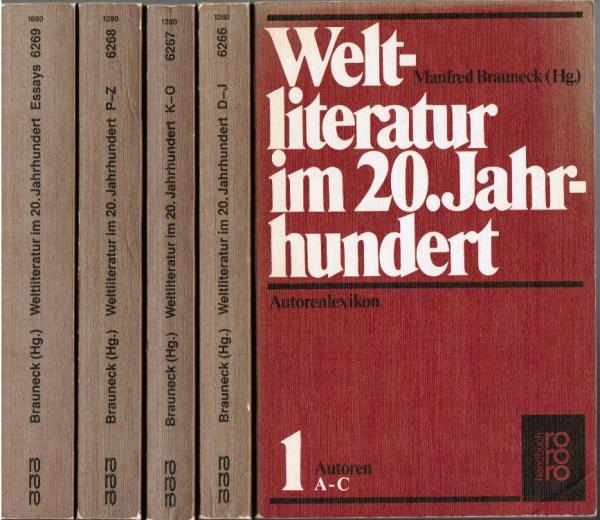 Weltliteratur im 20. Jahrhundert. 5 Bde.