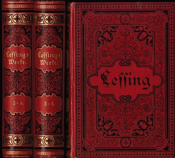 Lessings Werke in sechs Bänden (in drei Büchern).