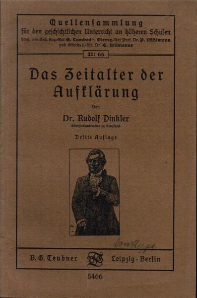 Das Zeitalter der Aufklärung.