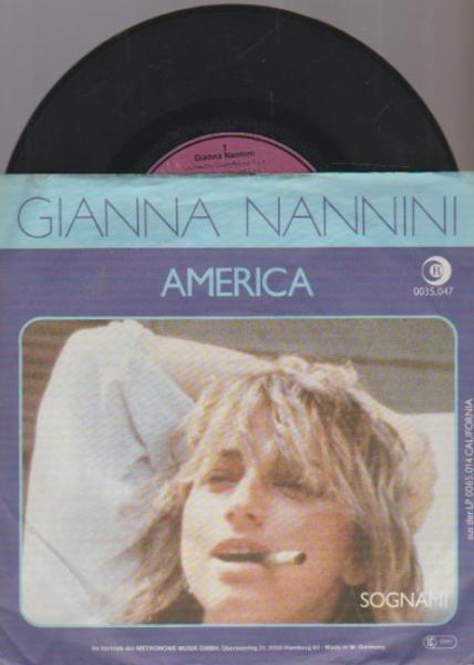 Gianna Nannini - America/ Sognami. [Vinyl / Single]
